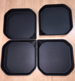 Fun2 Messy trays x 4 with 4 inserts - Sand, Pebbles, Water, Grass