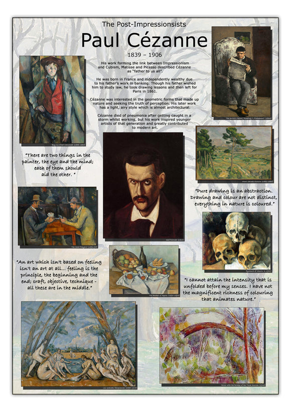 Paul Cézanne Post Impressionists Poster