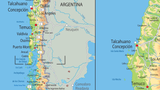 Chile Physical Map