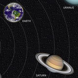 Our Solar System (The Planets) - 270cm x 140cm Vinyl Backdrop
