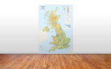 United Kingdom of Great Britain and Northern Ireland Map Mounted Board