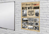 The Blitz World War Two (WW2) - Photographic Poster - A1 Size (59.4 x 84.1cm)