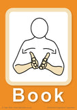 Makaton 20 Basic Signs Flashcards A6