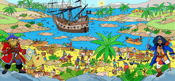 Pirate Scene Poster