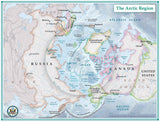 Arctic Political Map