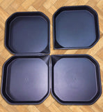 Fun2 Messy trays x 4 with 4 inserts - Pond, look touch & feel, a path through the forest and 1-6 number.