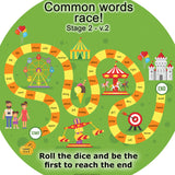 Common Words Race Vinyl Tuff Tray Mat Stage 2 Bundle