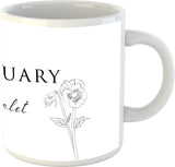 Birth Flower Mug - February