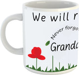 Remembrance Day Mug - Personalised
