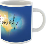 Blue Happy Diwali Mug
