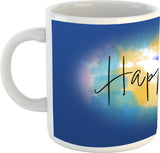 Blue Happy Diwali Mug