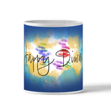 Blue Happy Diwali Mug