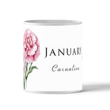 Birth Flower Mug - January