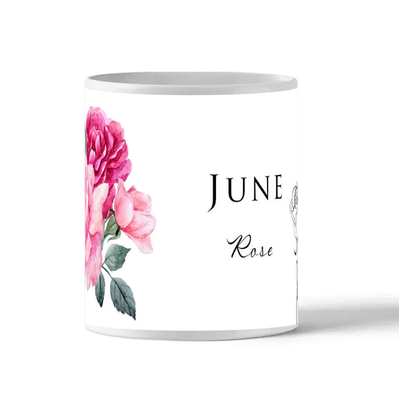 Birth Flower Mug - June