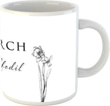Birth Flower Mug - March
