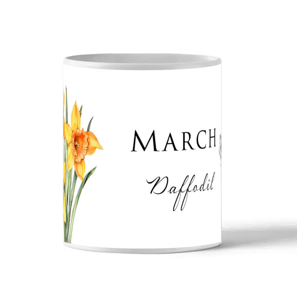 Birth Flower Mug - March
