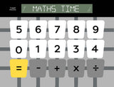 It's Maths Time - Vinyl floor mat & Botley Coding Robot