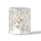 Ordnance Survey Postcode Centred Map Mug
