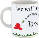 Remembrance Day Mug - Personalised