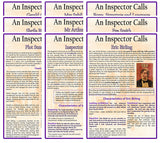 GCSE English An Inspector Calls - 9 A3 Posters