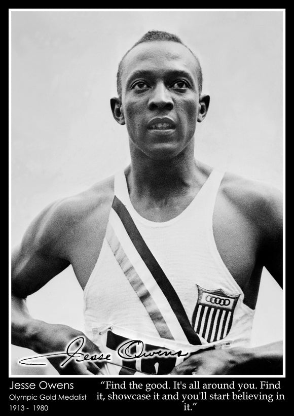 Jesse Owens - Inspirational Black People - A2