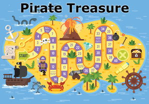 Giant Pirate Treasure Floor Game 220cm x 150cm