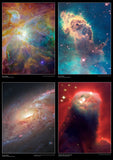 Hubble Space Posters Set of 4 - SET 2 - A2