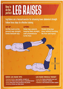 Physical Education - Leg Raises - A2 Poster
