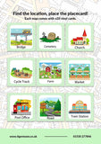 ORDNANCE SURVEY POSTCODE CENTRED MAP - With optional Botley Programmable Robot