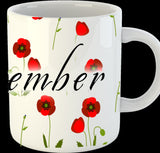 Remembrance Day Poppy Mug - Remember