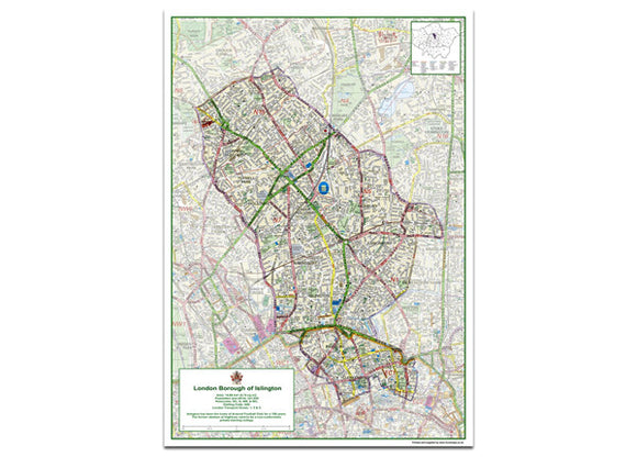 Islington London Borough Map