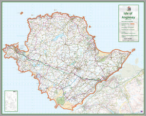 Isle Of Anglesey County Map