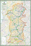 Powys County Map