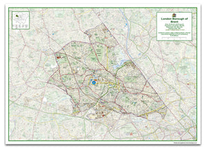 Brent London Borough Map