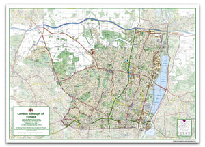 Enfield London Borough Map