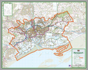 Newport County Map