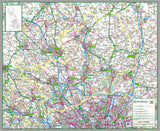   1:100,000 detailed map of Hertfordshire, a county in England, UK.  This map covers the city of St Albans and      Hemel Hempstead     Stevenage     Watford     Welwyn Garden City     Cheshunt  and the districts          North Hertfordshire         Stevenage         East Hertfordshire         Dacorum         City of St Albans         Welwyn Hatfield         Broxbourne         Three Rivers         Watford         Hertsmere