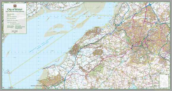 map of Bristol, a ceremonial county in England, UK.  This map covers the city of Bristol and towns      Little Chalfont     Avonmouth     Bedminster     Brislington     Cholesbury     Clifton     Fishponds     Hawridge     Henbury     Nailsea     Portishead     Shirehampton     Stapleton