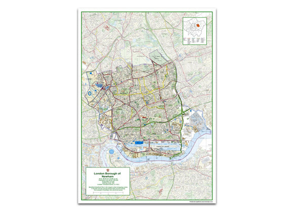 Newham London Borough Map – Tiger Moon