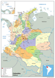 Colombia Political Map