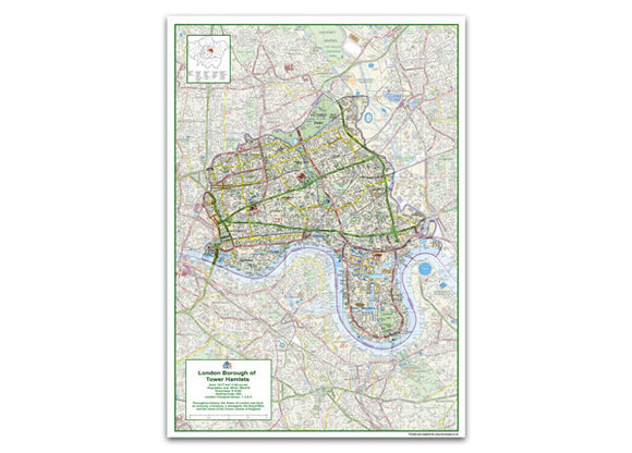 Tower Hamlets London Borough Map