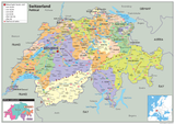 Switzerland Political Map