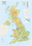 United Kingdom of Great Britain and Northern Ireland Map Mounted Board