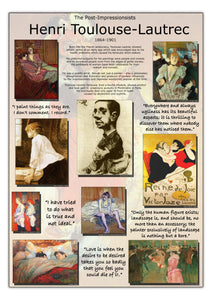 Henri de Toulouse-Lautrec Post Impressionists Poster