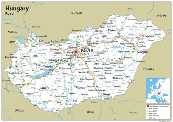 Hungary Road Map