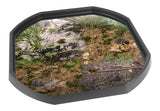 This British Wildlife and Minibeasts Tuff Tray Mat is ideal for use with a Tuff Tray. Spot a frog, hedgehog, otter, rabbit, butterfly, squirrel and more.  Printed onto a high quality, durable vinyl material.  86cm x 86cm (approx )  Designed to fit in the Tuff Tray or the Tuff Spot.
