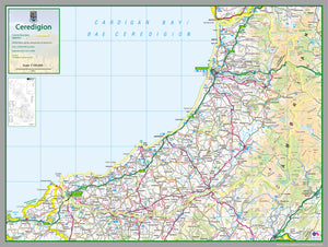 Ceredigion County Map