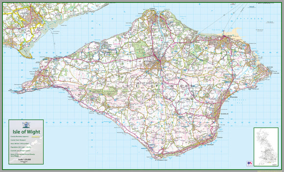 Isle Of Wight County Map