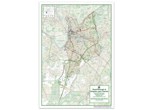 Kingston upon Thames London Borough Map