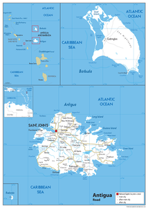 Antigua Road Map